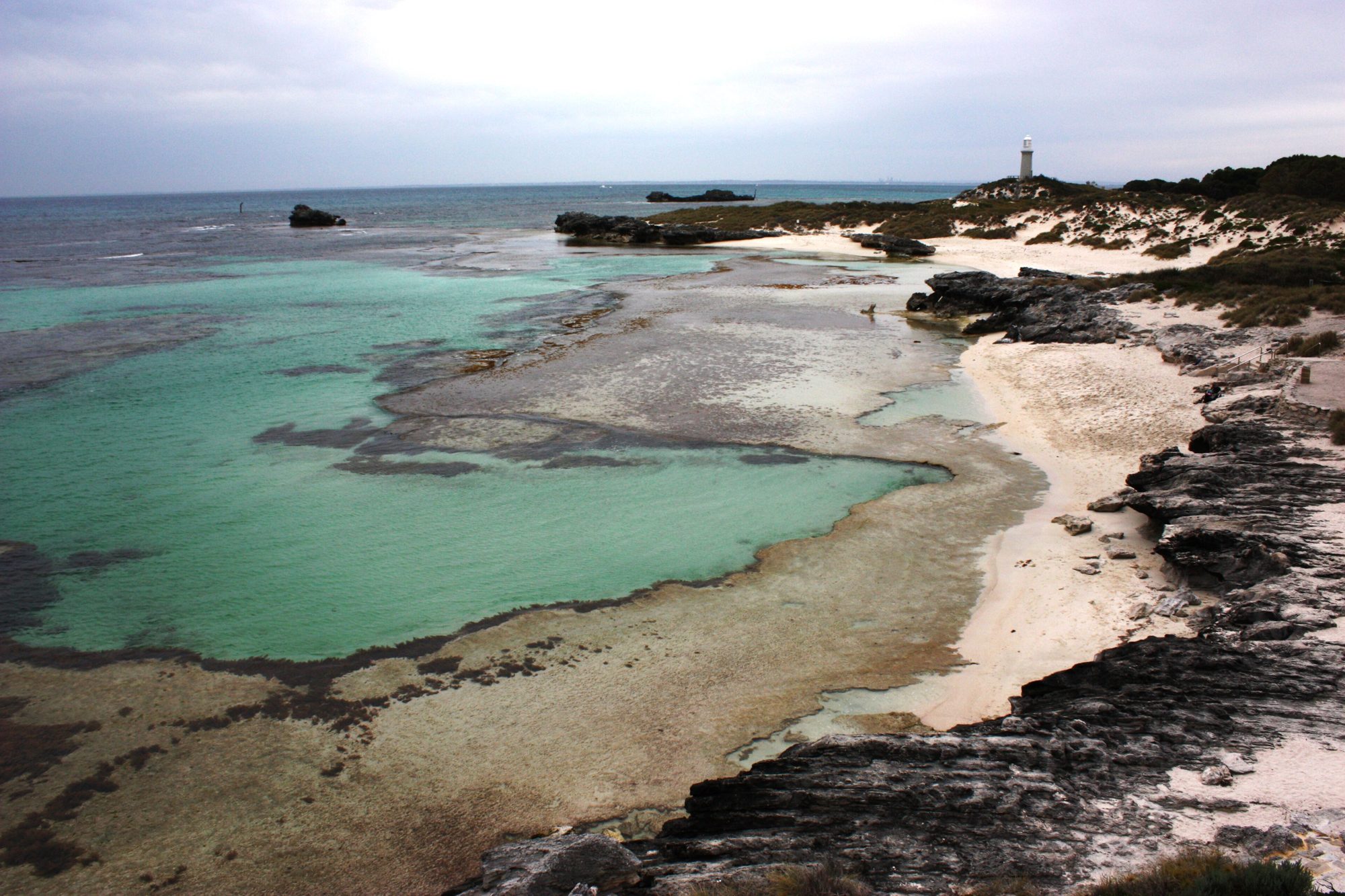 Turquoise water at The Basin, Rottnest Island