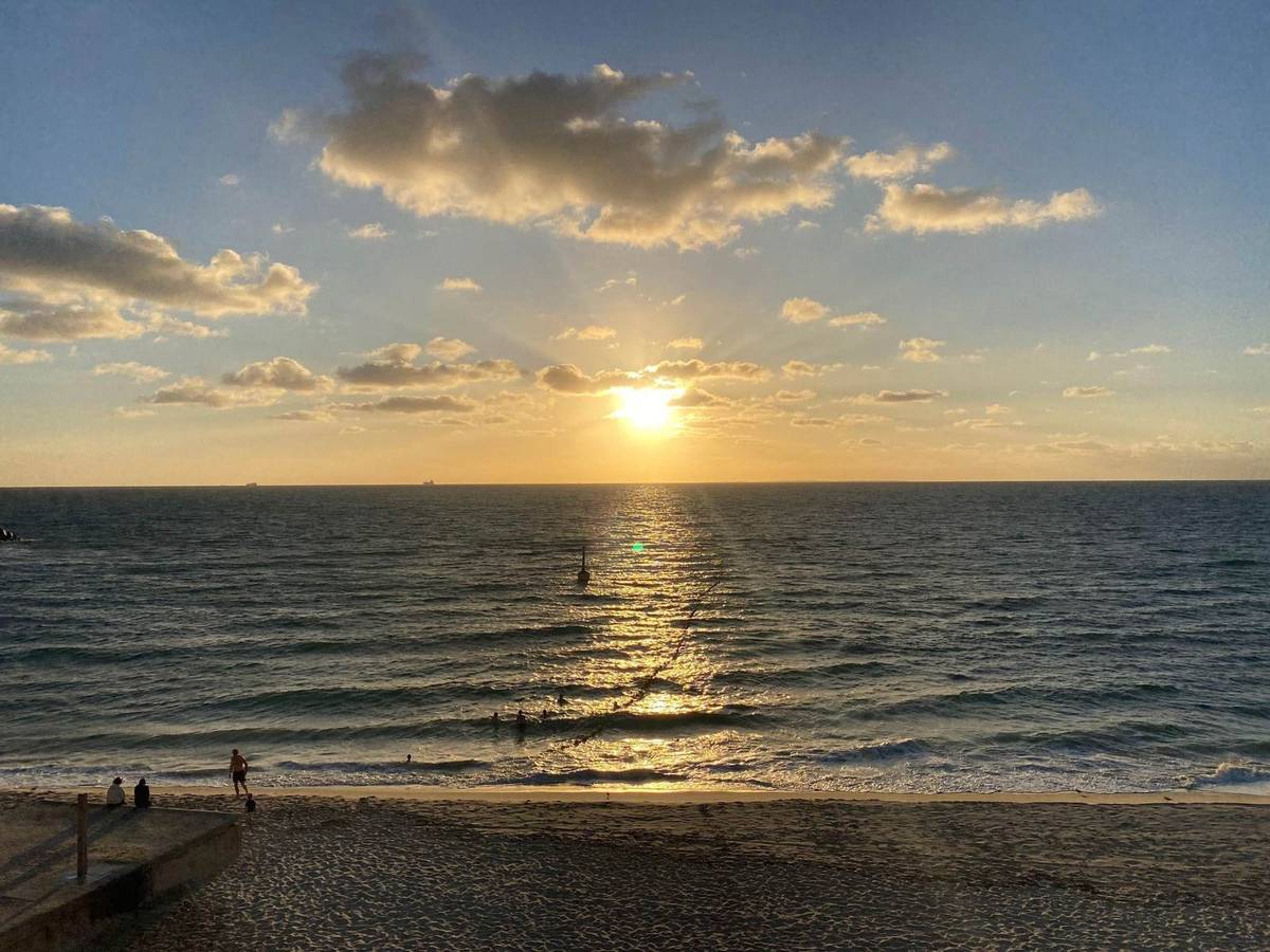 Sunset over Cottesloe Beach