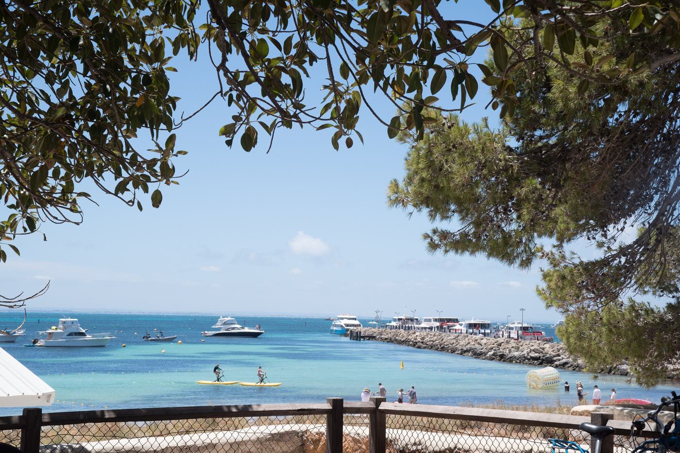 Boats in Thomson Bay, Rottnest Island